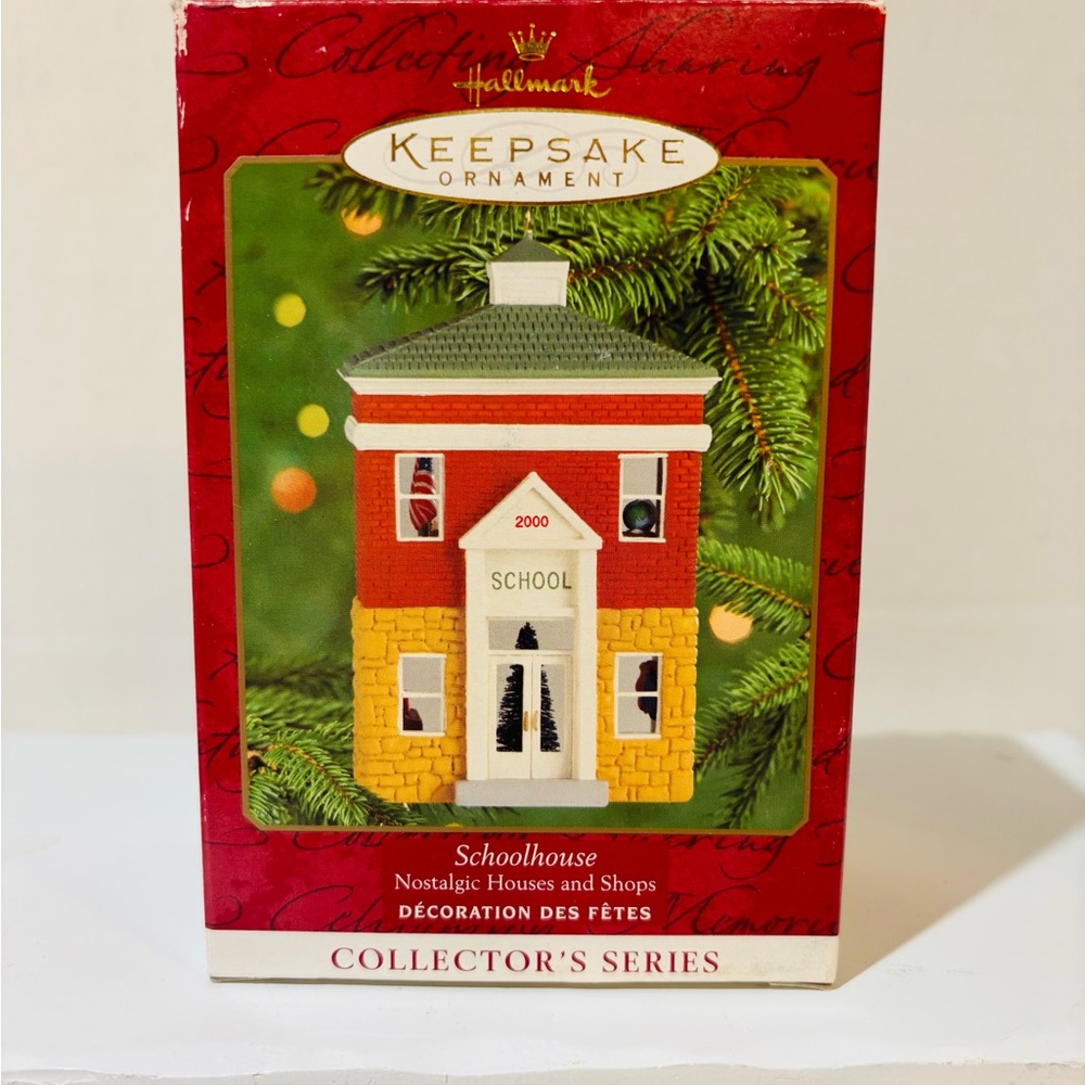 Hallmark Nostalgic Schoolhouse Ornament